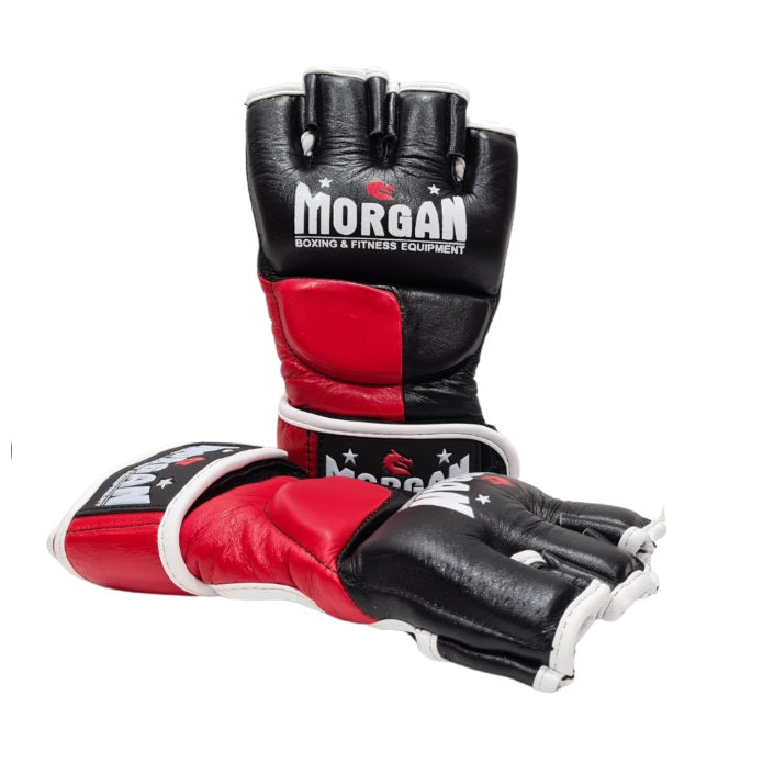 Morgan V2 Platinum Leather MMA Gloves