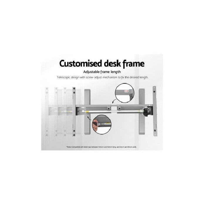 customized desk frame