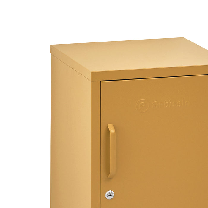 ArtissIn Mini Metal Locker Storage Shelf Organizer Cabinet Bedroom