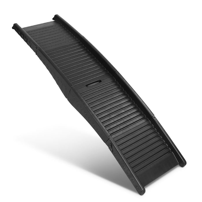Portable Folding Pet Ramp for Cars - Black