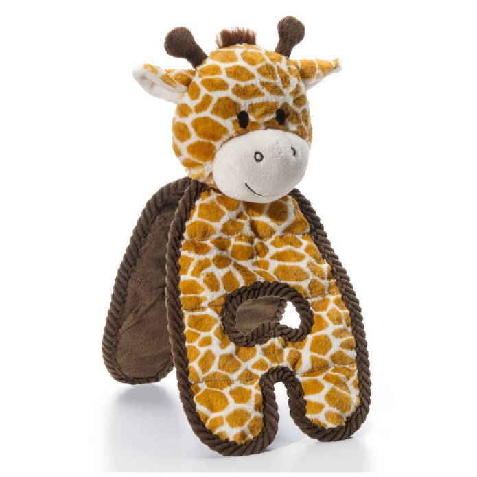 Cuddle Tugs - Giraffe Dog Toy by Charming Pet