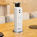 White W/ 2USB Powerpoint Outlet