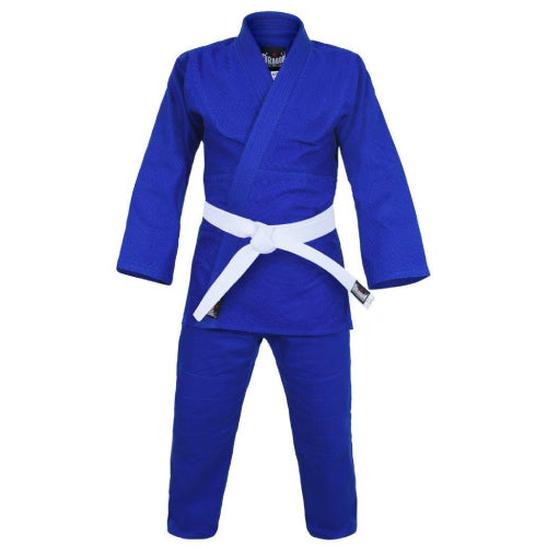 Blue Unifrom With White Belt