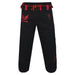 Black Pant with red belt