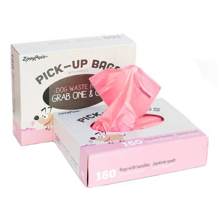 Dog Poop Bags- Box of 160 Bags by Zippy Paws