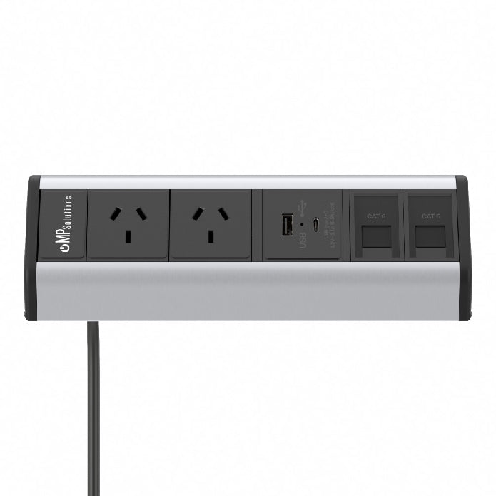 Desktop Outlet System w/USB, Data and Power
