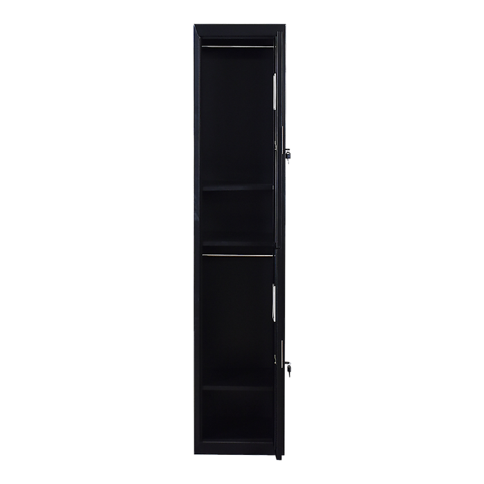 Two-Door Office Gym Shed Storage Lockers- Black