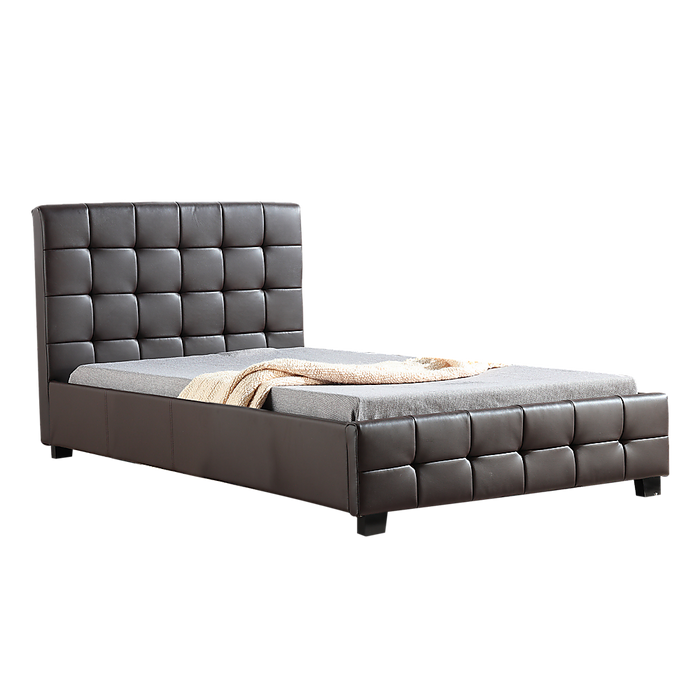 King Single PU Leather Deluxe Bed Frame
