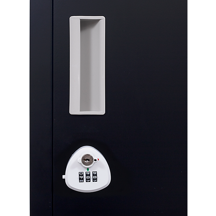 3-Digit Combination Lock One-Door Office Gym Shed Clothing Locker Cabinet