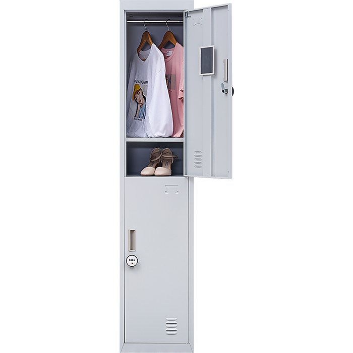 4-Digit Combination Lock Vertical Locker for Office Gym Shed School Home Storage