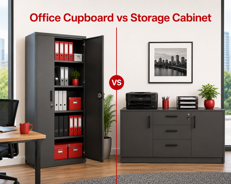 Office Cupboard vs Storage Cabinet: What's the Difference and Which Does Your Office Need?
