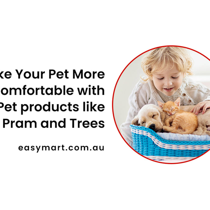Make Your Pet More Comfortable with Pet products like Pram and Trees