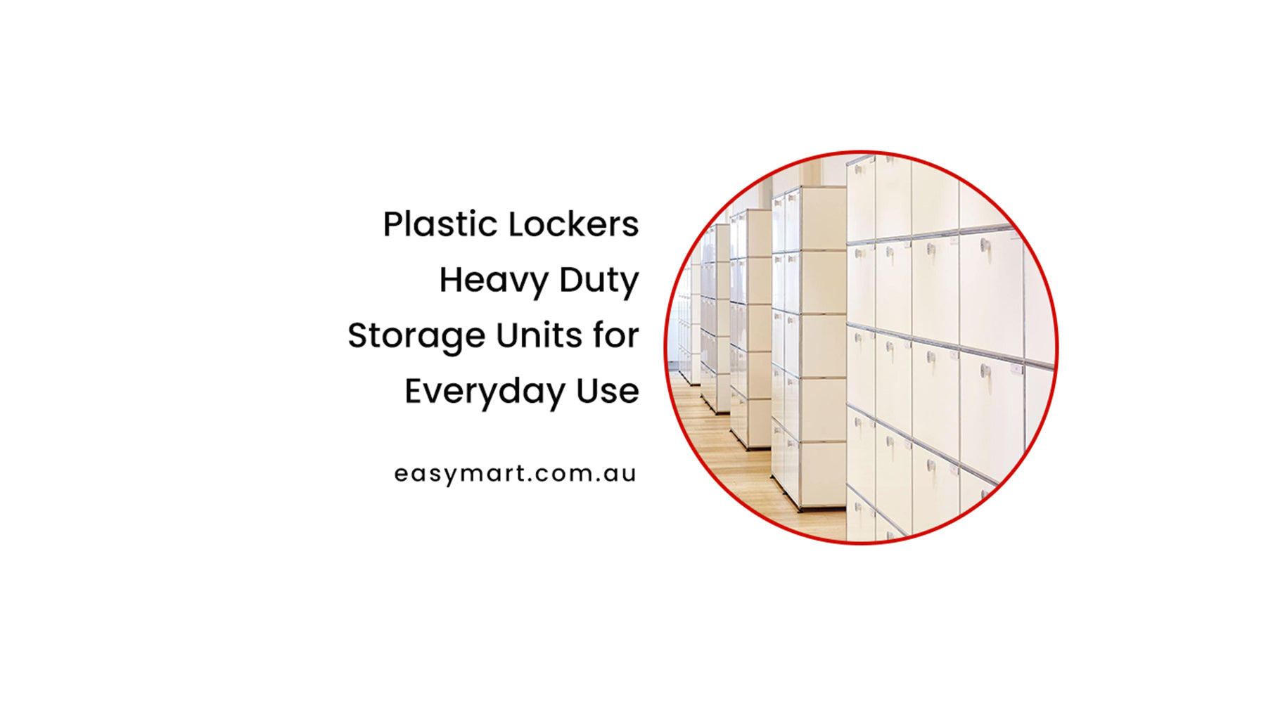 Plastic lockers