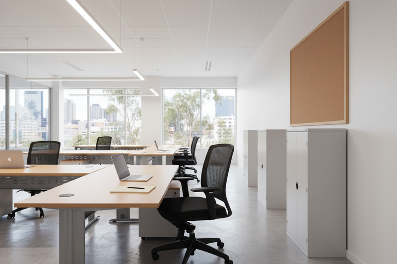 Budget-friendly office fit out with bulk furniture for Australian businesses