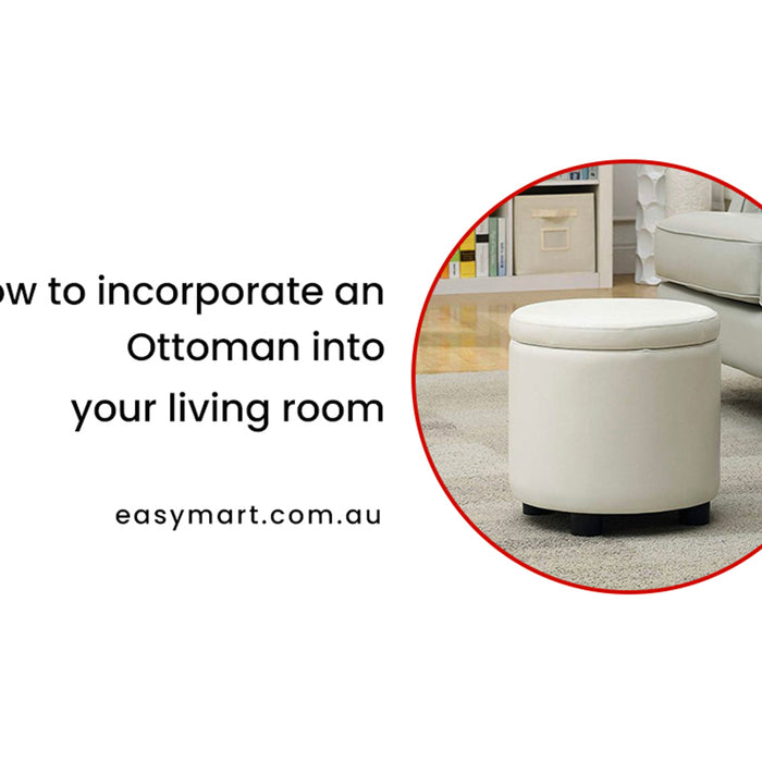 How to incorporate an ottoman into your living room