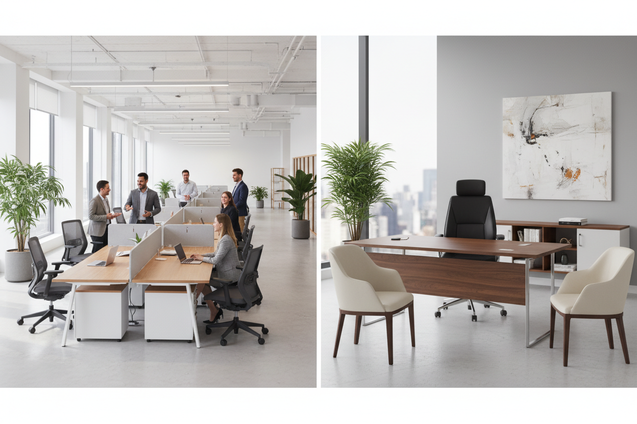Open Plan vs Private Office
