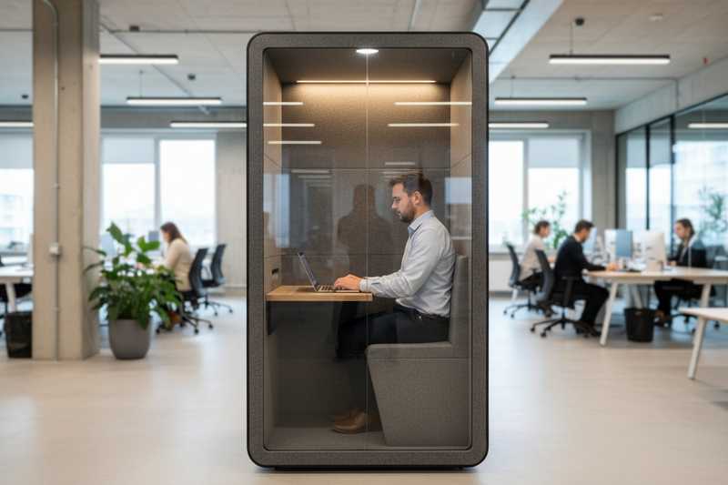 Acoustic Privacy in Open Plan Offices: How Pods and Panels Solve Noise Compliance