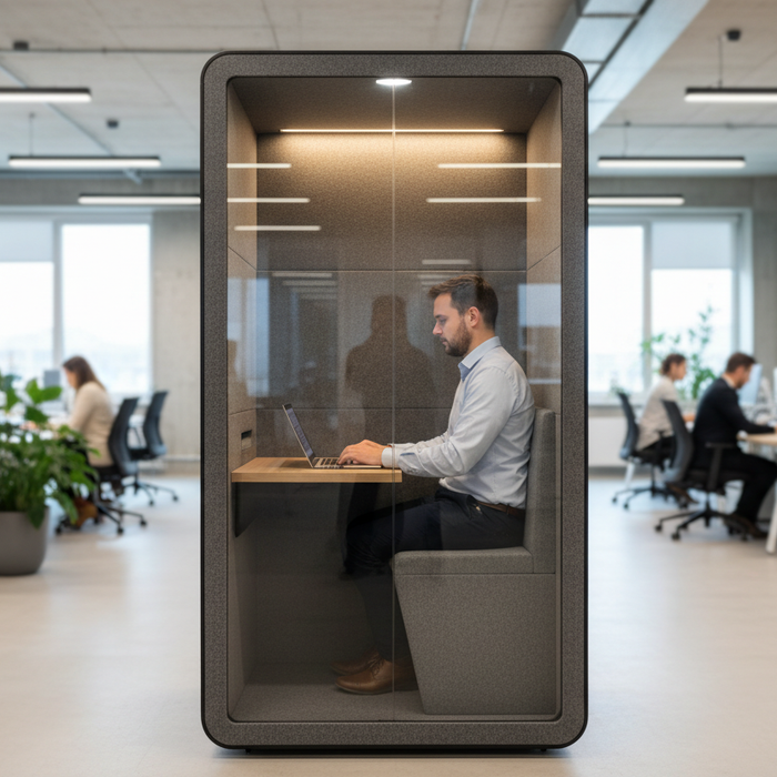 Acoustic Privacy in Open Plan Offices: How Pods and Panels Solve Noise Compliance