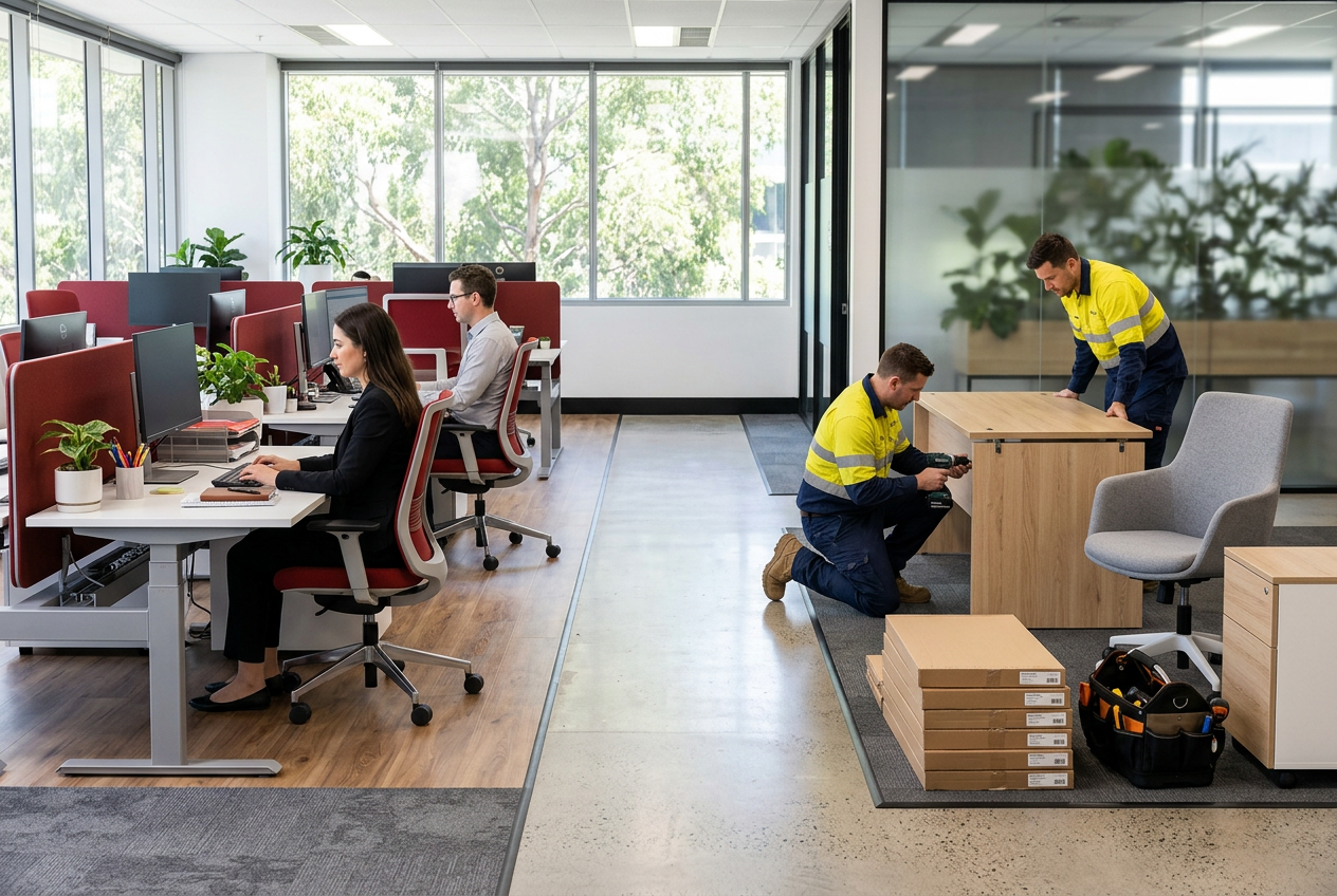 Updating Office Furniture Without Closing Your Workplace