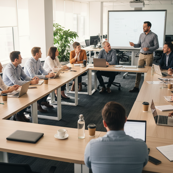 Training Room Setup Guide: Tables, Chairs and Tech for Australian Businesses