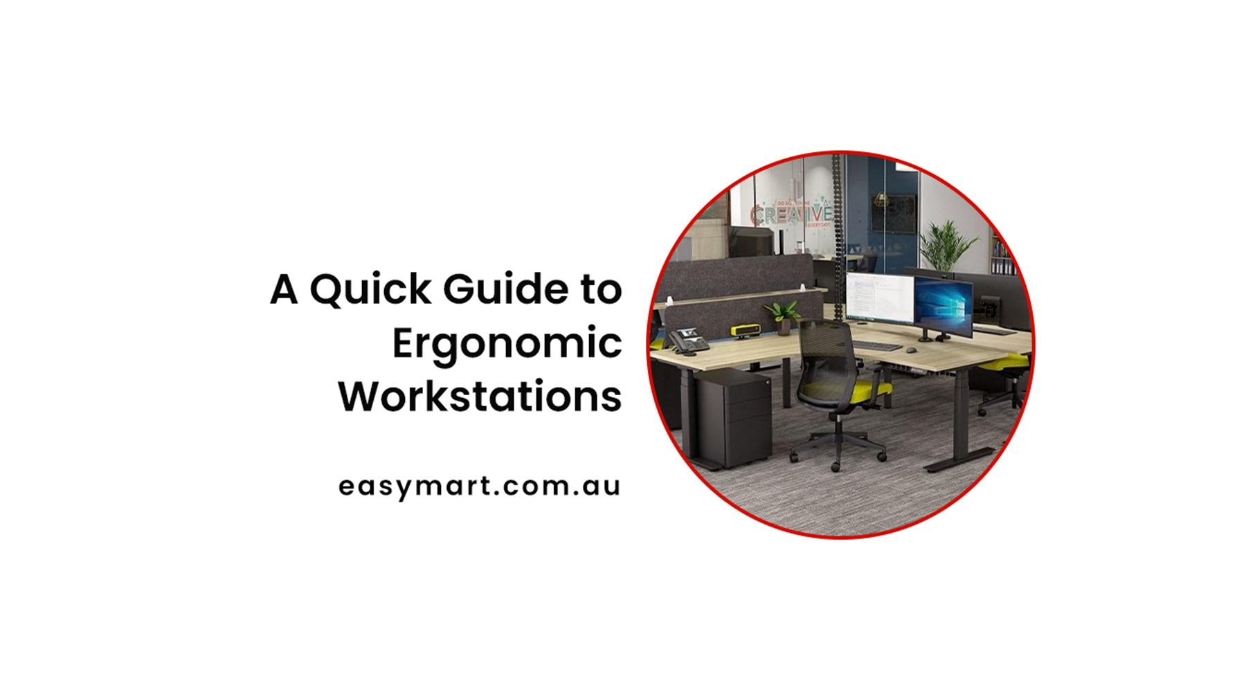 correct ergonomic desk setup