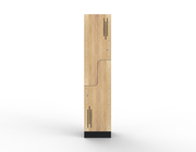Steelco Laminated School and Gym Commercial Lockers Z Type Door Natural Oak