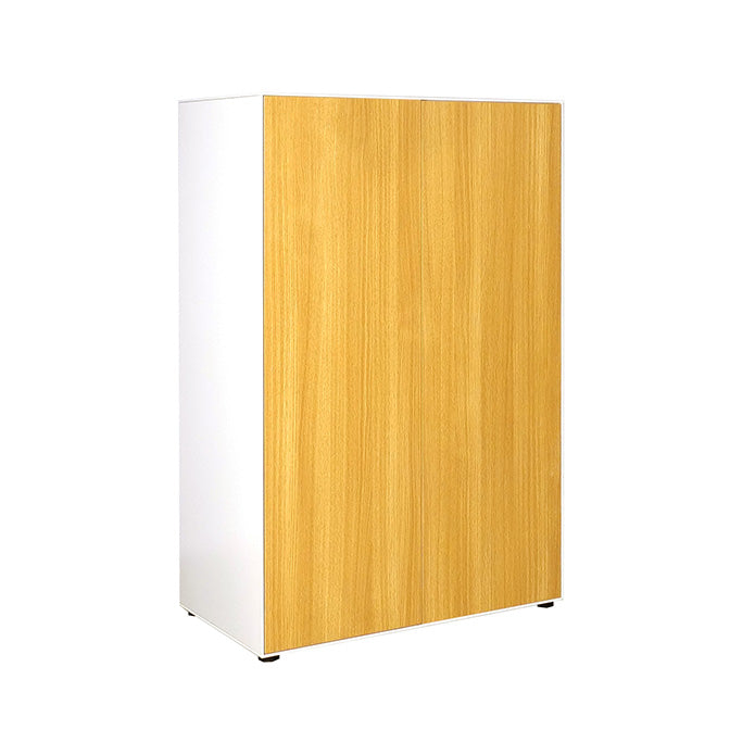 Steelco Edge Modular Range Cabinet 1 Tier Top Cupboard Natural Beech