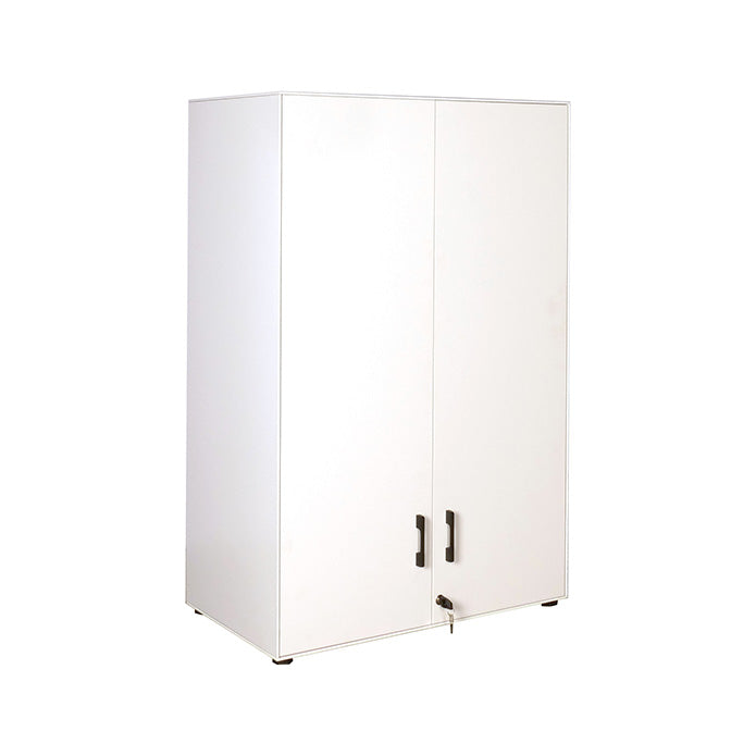 Steelco Edge Modular Range Cabinet 1 Tier Top Cupboard White Satin