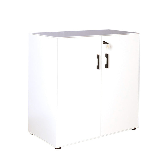 Steelco Edge Modular Range Cabinet 1 Tier Ground Cupboard White Satin