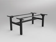 Agile Electric Height Adjustable Shared Desking Frame Black