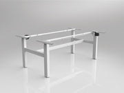 Agile Electric Height Adjustable Shared Desking Frame White