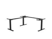 Agile Electric 2-Column 90º Workstation Frame White Left Hand