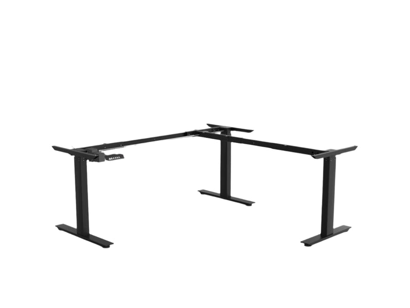 Agile Electric 2-Column 90º Workstation Frame White Right Hand
