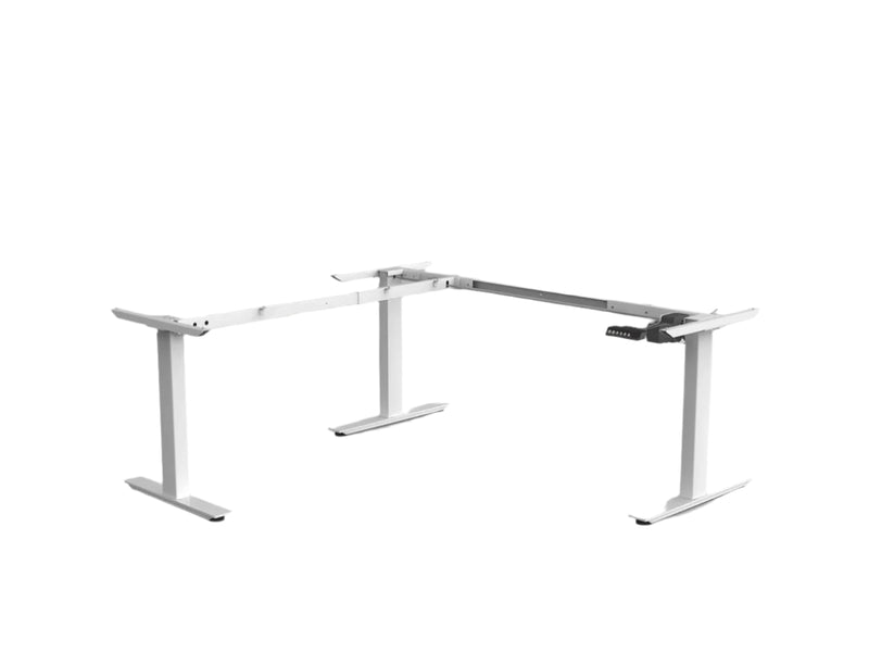 Agile Electric 2-Column 90º Workstation Frame Black Left Hand