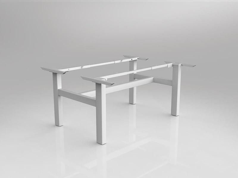 Agile Fixed Height Shared Desking Frame 1500mm White