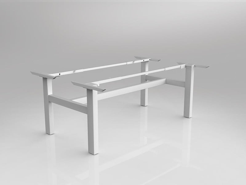 Agile Fixed Height Shared Desking Frame White