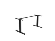 Agile Fixed Single Desk Frame Black