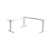 Agile 90° Workstation Frame Left Hand White