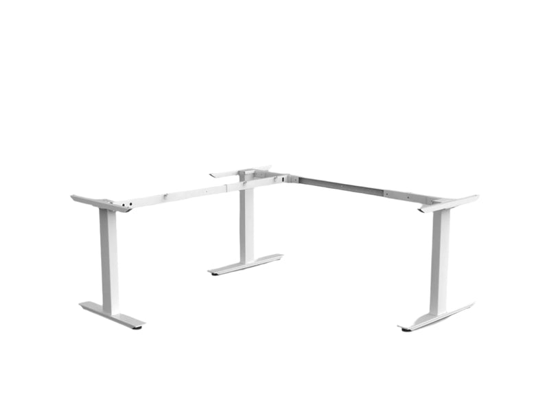Agile 90° Workstation Frame Left Hand White