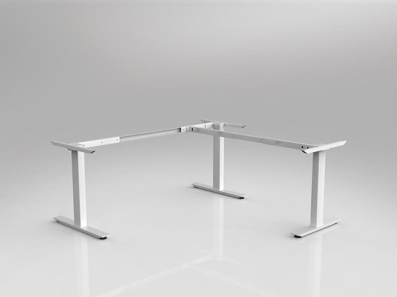 Agile 90° Workstation Frame Right Hand White