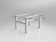 Agile Winder & Height Adjustable Shared Desking Frame 1200mm White