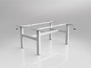 Agile Winder & Height Adjustable Shared Desking Frame 1500mm White