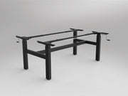 Agile Winder & Height Adjustable Shared Desking Frame Black