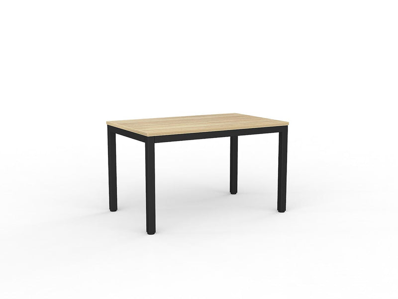 Axis Meeting Table 1200mmX750mm Natural Oak Black Powdercoat