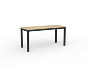Axis Meeting Table 1500mmX600mm Natural Oak Black Powdercoat