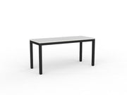 Axis Meeting Table 1500mmX600mm White Black Powdercoat