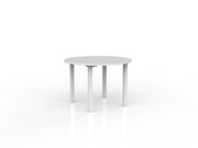 Axis Round Meeting Table White White Powdercoat