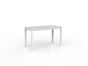 Axis Meeting Table 1200mmX600mm Natural Oak White Powdercoat