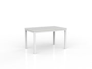 Axis Meeting Table 1200mmX750mm White White Powdercoat