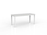 Axis Meeting Table 1500mmX600mm White White Powdercoat